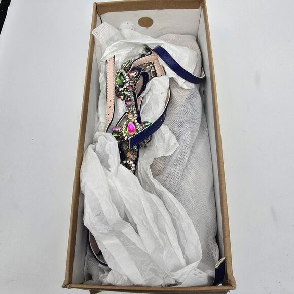 Azomodo  Blue Blingy‎ removable Gladiator Straps NIB - Picture 8 of 9